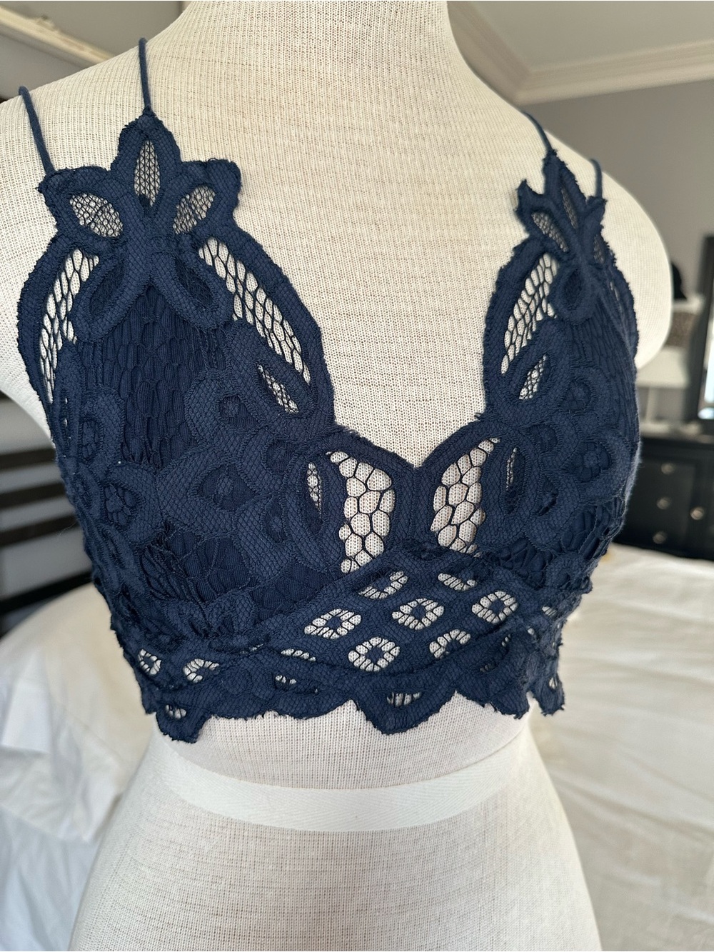 Free People Crochet Lace Bralette, size small
